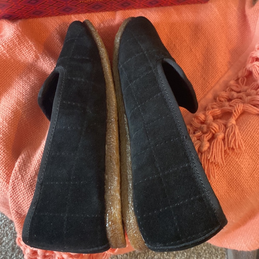 NIB Tory Burch Cowley Genuine Shearling Lined Slipper - Picture 9 of 12